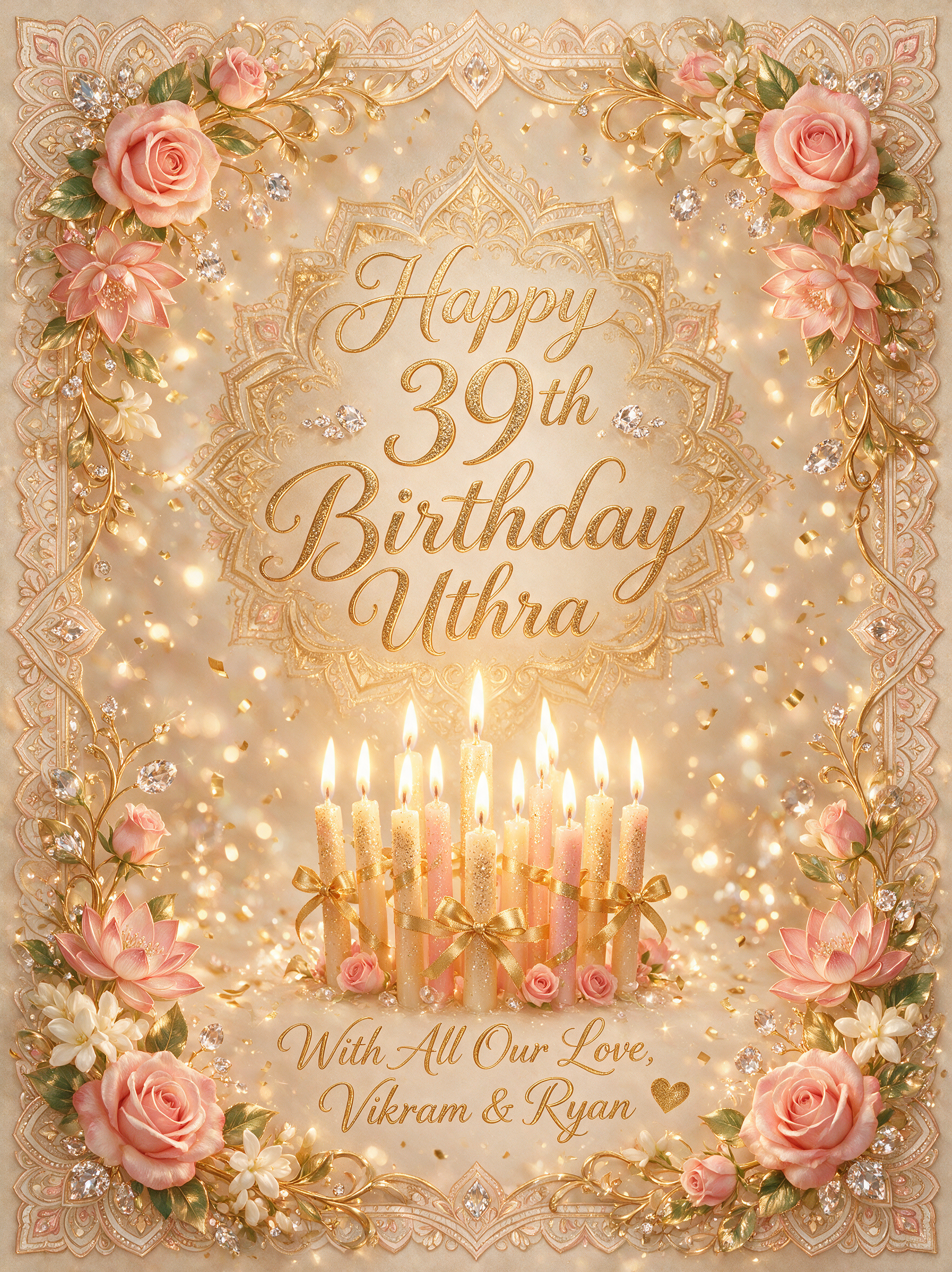 Happy 39th Birthday Uthra
